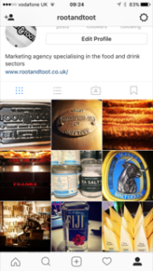 Instagram Home Page